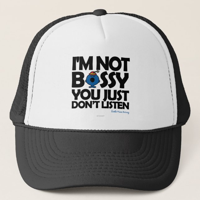 Casquette Écoutez La Petite Mlle Bossy (Devant)