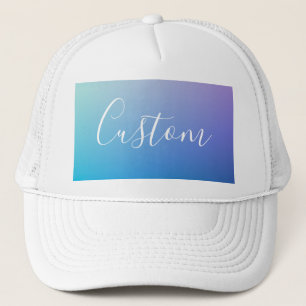 Casquette Écriture de script modifiable moderne   Ombre colo