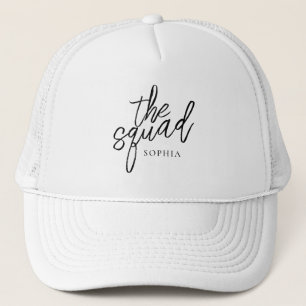 Casquette Écriture minimale La demoiselle d'honneur de la Sq