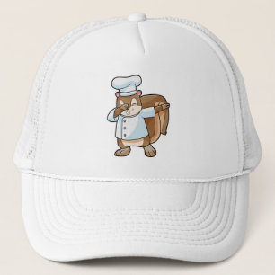 Casquette Écureuil comme cuire avec tablier de Cuisine