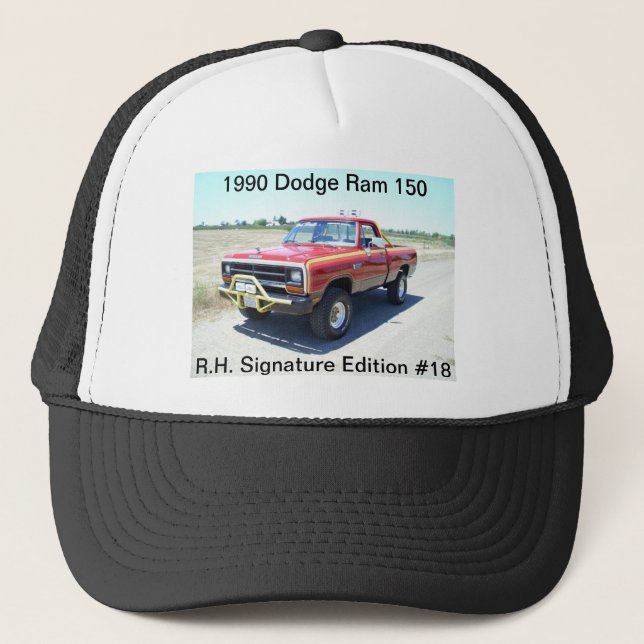 Casquette Édition 1990 de signature de Rod Hall de la RAM (Devant)