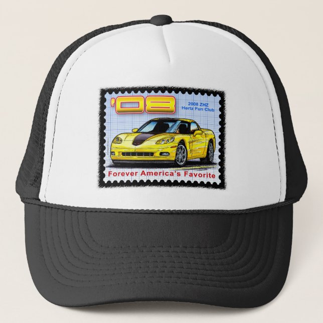 Casquette Édition de location Corvette de club d'amusement (Devant)