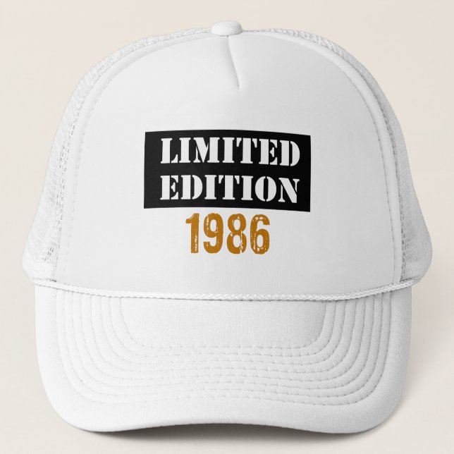 Casquette Edition limitée vintage 1986 (Devant)
