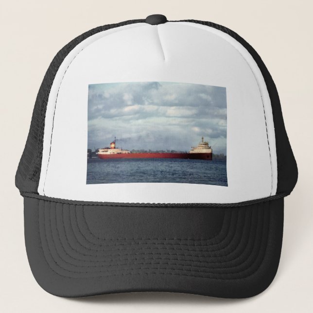 Casquette Edmund Fitzgerald sur la rivière de St Clair (Devant)