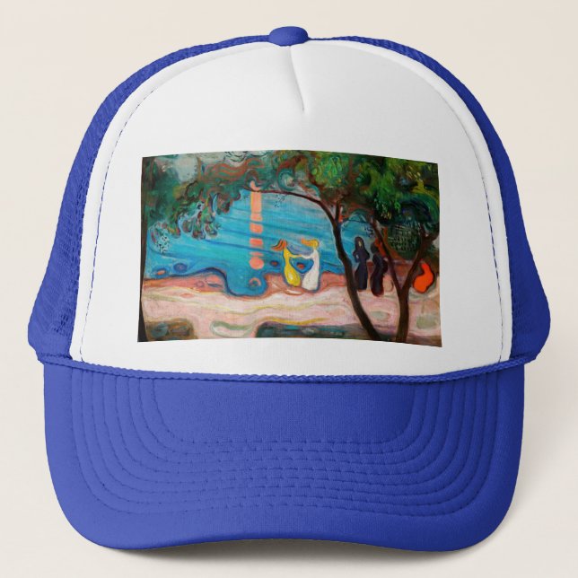 Casquette Edvard Munch - Danse sur la plage (Devant)