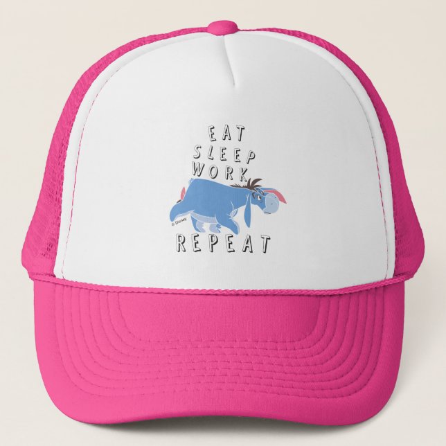 Casquette Eeyore | Répéter le travail du sommeil (Devant)