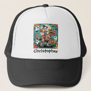 Casquette Éffrayant Dino Rider - Squelette sur Mummy T-Rex
