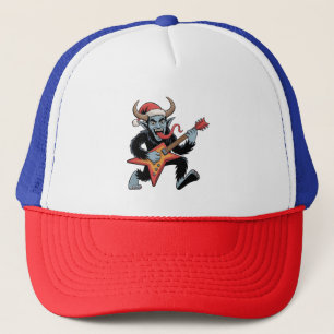 Casquette Éffrayant Krampus Guitar Rock Electrique Noël