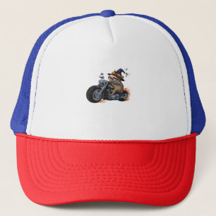 Casquette Éffrayant Sloth Motorcycle Ride Halloween Biker Fu