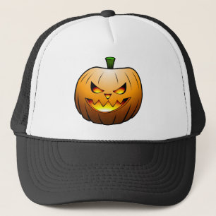 Casquette Éffrayant Tête Citrouille Halloween