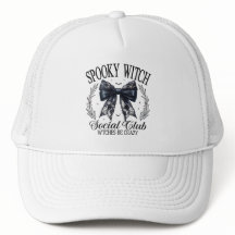 Éffrayant Witch Social Club Halloween Coquette Bow