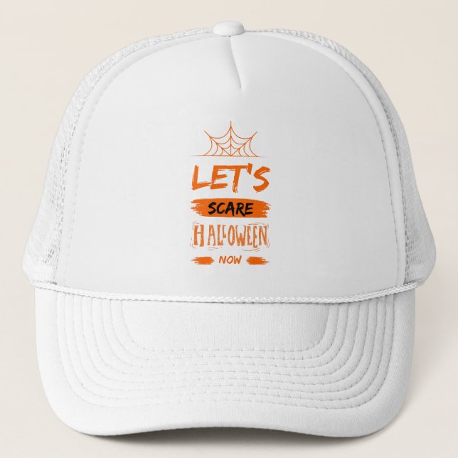 Casquette effrayons Halloween maintenant (Devant)