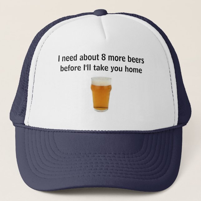 casquette effronté de buveurs de bière (Devant)