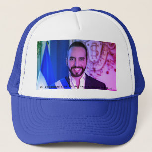 Casquette El presidente de El Salvador, Nayib Bukele