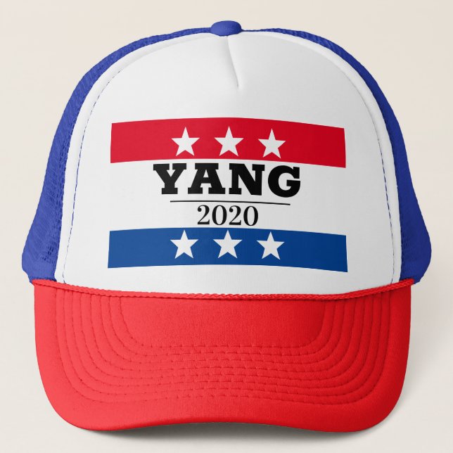 Casquette Élection de YANG 2020 (Devant)