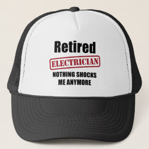 Casquette Électricien retraité (charme des USA)