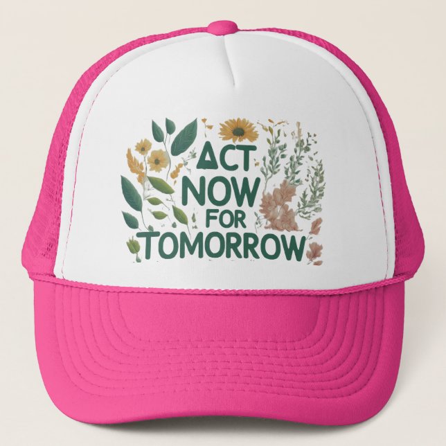 Casquette élégant avec Slogan Motivationnel. (Devant)