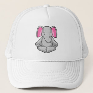 Casquette Eléphant au yoga en jambe