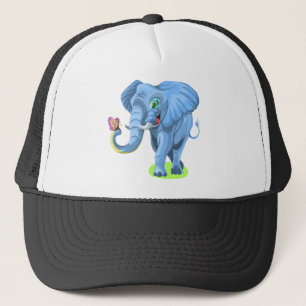 Casquette Eléphant avec papillon