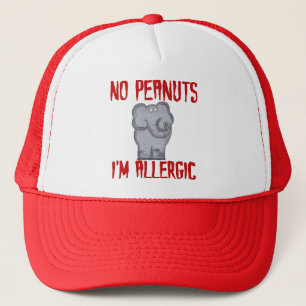 Casquette Éléphant d'allergie d'arachide
