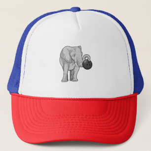 Casquette Éléphant de bowling