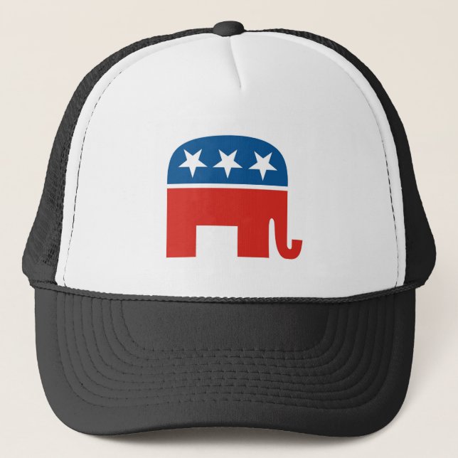 Casquette éléphant de Parti Républicain des Etats-Unis (Devant)