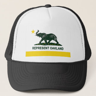Casquette Éléphant (léger) 2 de drapeau d'état d'Oakland