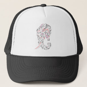 Casquette éléphant orné