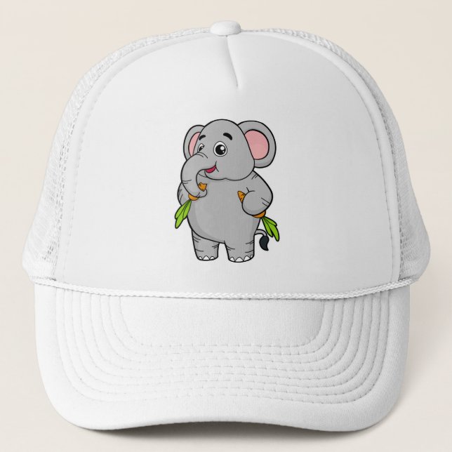 Casquette Eléphants aux carottes (Devant)