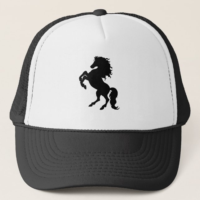 Casquette Élevage d'étalon noir / Cheval (Devant)