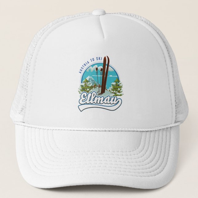 Casquette Ellmau Autriche logo ski (Devant)