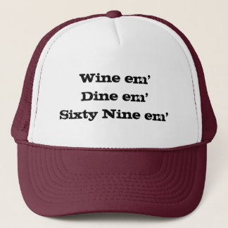 Casquette Em neuf em'Sixty d'em'Dine de vin