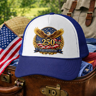 Casquette Emblème de l'aigle semiquincentenaire scintillant