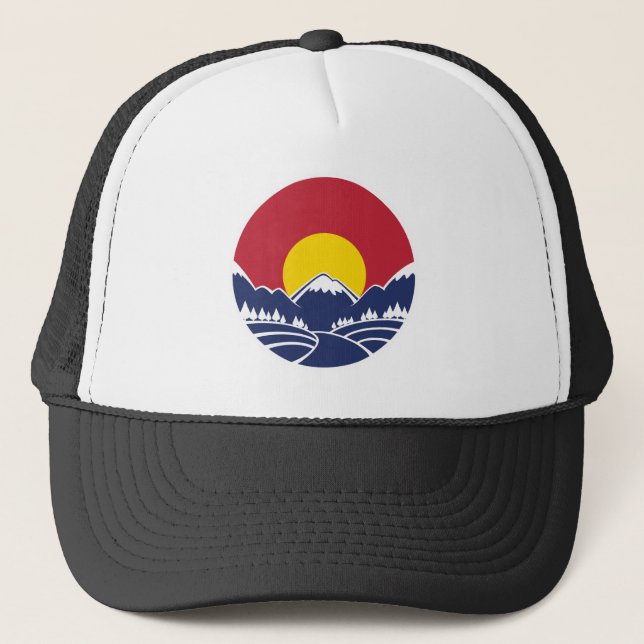 Casquette Emblème de montagne rocheuse du Colorado (Devant)