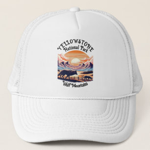 Casquette Emblème majestueux du parc national de Yellowstone
