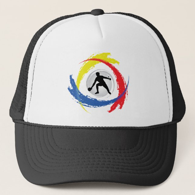 Casquette Emblème Ping Pong Tricolor (Devant)