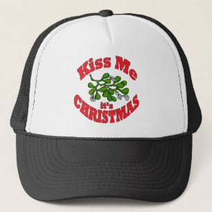 Casquette embrasse-moi c'est Noël