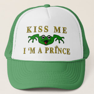 Casquette "Embrasse-moi je suis un prince"