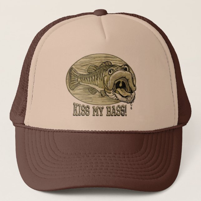 Casquette Embrassez ma basse montée par des studios de Mudge (Devant)