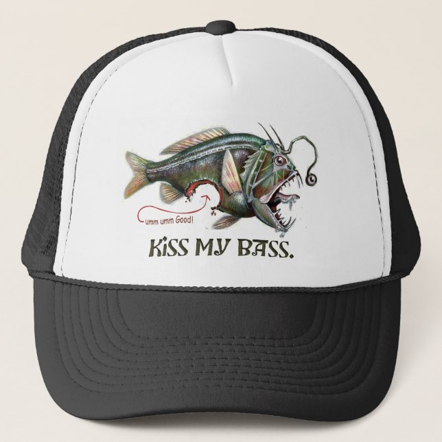 Casquette Embrassez ma perche délicieuse par des studios de (Devant)