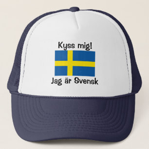Casquette Embrassez-moi ! Je suis suédois