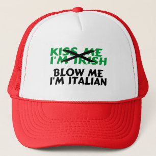 Casquette Embrassez-moi l'Irlandais qu'Im me soufflent
