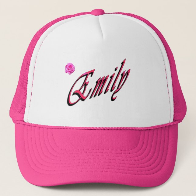 Casquette Emily, Nom, Logo, (Devant)