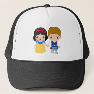 Casquette Emoji blanc et prince charmant