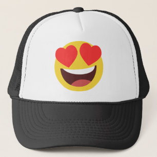 Casquette Emoji des yeux du coeur