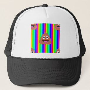 Casquette émoticône arc-en-ciel
