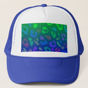 Casquette Empreinte de léopard Ombre Blues