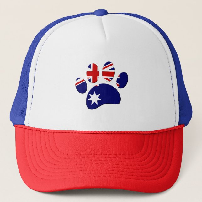 Casquette Empreinte de patte du Drapeau australien (Devant)