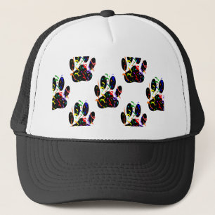 Casquette Empreintes de pattes Confetti Et Motif Party Strea