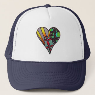 casquette en coupe de coeur